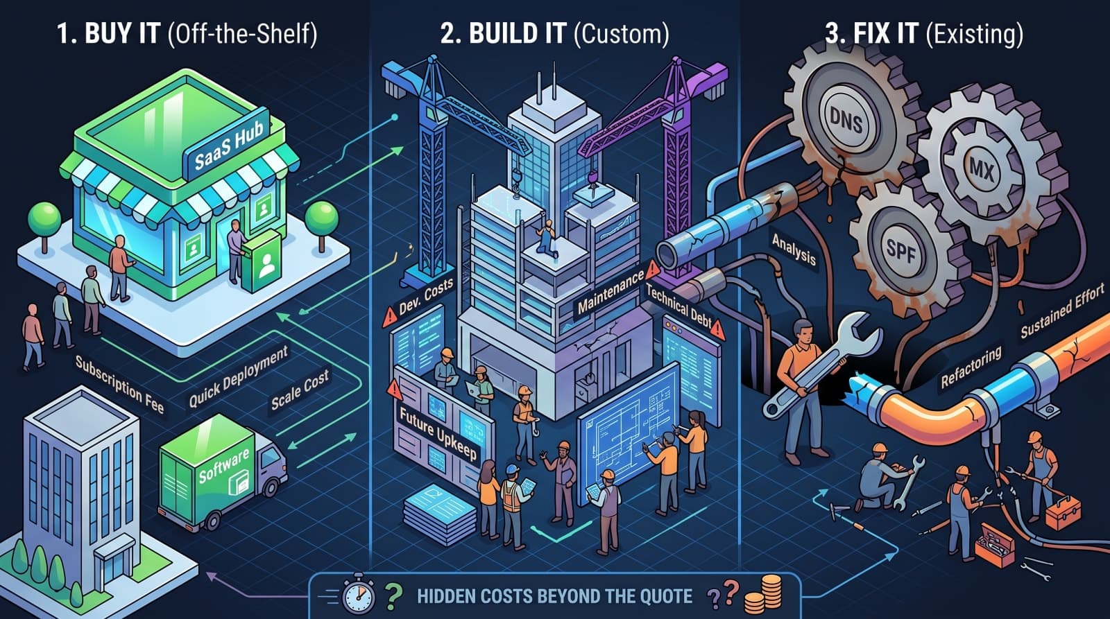 Buy It, Build It, or Fix What You Have